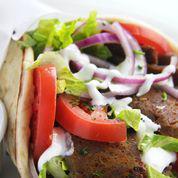 12. Gyro Sandwich  · Lamb and beef, ground together, sliced thin then piled high on pita bread with lettuce, toma...
