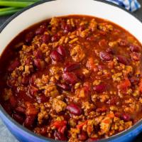 Turkey Chili · House-made with lean ground turkey, peppers, onion, and kidney beans.