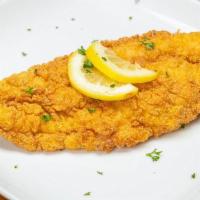 Fried Catfish  · One 7 to 9 ounce fried catfish fillet 