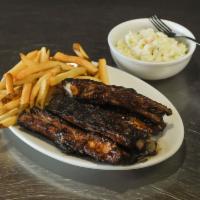 BBQ Pork Ribs Only · 5 pork ribs tossed in sweet BBQ sauce.