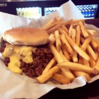 Sloppy Joe · Ol’ man Frank’s favorite. Scratch made Joe sauce served on a bun with our signature cheese s...