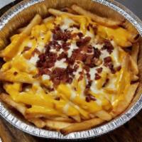 Mega Fries · Bacon and cheese.