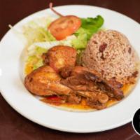 Brown Stew Chicken · Chicken that has been intensely marinated in a variety of aromatic spices then braised down ...