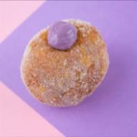 Taro Donut Puff · Filled Donut with Taro Custard.