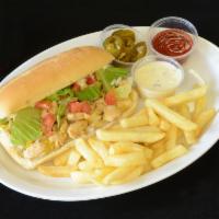 Chicken Hoagie · Served with your choice of salad or fries.