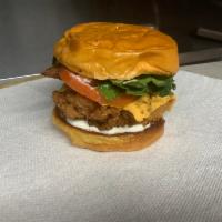 Chicken Bacon Ranch · Grilled or Fried Chicken Breast with Chicken Bacon, American Cheese, Fresh Spinach, Tomato a...