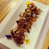 Roasted Butternut Squash Crostini’s  · roasted butternut squash | diced figs | blue cheese | balsamic reduction | vegetarian