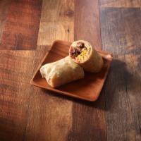 Fajitas Burrito · Any meat, onions and bell pepper.