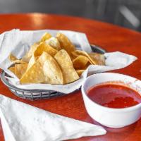 Chips & Salsa · Freshly made warm tortilla chips with homemade salsa.