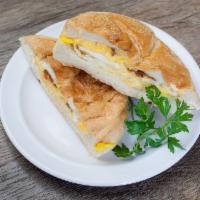 3. Egg and Cheese with Bacon Sandwich Breakfast · 