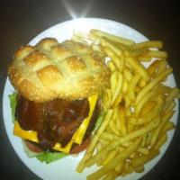 Bacon Cheeseburger and Fries · 