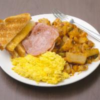 20. Bacon Omelet Breakfast Platter · 