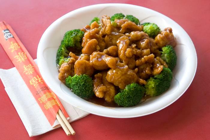 General Tso's Chicken · Served with white rice. Hot and spicy. 