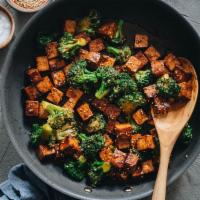 Spicy Tofu and Broccoli  · 