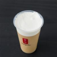 Milk Foam Oolong Tea · Hot drinks are only available in medium size.