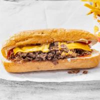 9. Philly Cheese Steak Sandwich Combo · comes with fries and a drink 