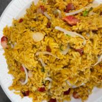 41. Roast Pork Fried Rice · Stir fried rice. Mild sweet meat that has been roasted