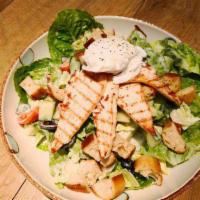 Chicken Caesar Salad · Lettuce, croutons and Parmesan cheese.