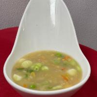 Sweetcorn Veg Soup  · Sweet corn soup is a Asian style soup made with mixed veggies, sweet corn kernels & pepper. ...