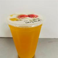 Mango Green Tea · Fresh tapioca pearls are cooked daily and they will be available after 1:00pm.