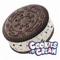 Cookie and Cream Sandwich · Its hard to improve on cookies and milk, but we did it. Yummy cookies and cream ice cream ar...