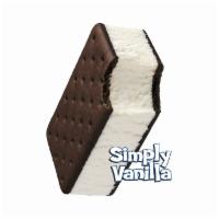Simply Vanilla · Here's a favorite that never gets old. Rich vanilla ice cream comes sandwiched between two c...