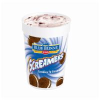 Screamers Cookies and Cream · Cookie bits in a vanilla flavored reduced fat ice cream.