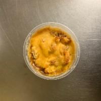 Mega Bowl · Mashed Potato, corn, chicken fingers, shredded cheddar cheese and gravy