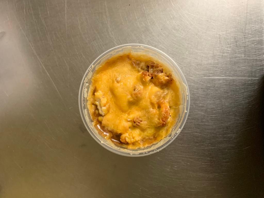 Mega Bowl · Mashed Potato, corn, chicken fingers, shredded cheddar cheese and gravy