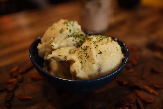 Mash Potato · Skin on mashed potatoes, freshly made everyday!