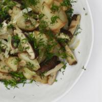 Country Potatoes and Mushrooms · Shiitake mushrooms and fresh dill