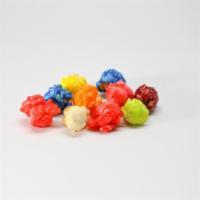 Rainbow Popcorn · A colorful mix fruity and candy flavor popcorn.