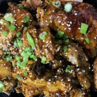 S23. Black Pepper Rotisserie Chicken   黑椒烤鸡 · Tasty Rotisserie Chicken served in Delicious Hot Black Pepper Sauce. Topped with Sesame Seed...