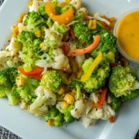 Broccoli Medley · Seasoned broccoli, cauliflower, corn and mild peppers. vegetable oil. gluten free.