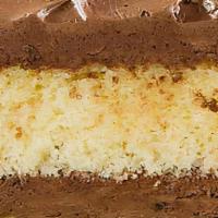 Chocolate Cake · A slice of chocolate cake.