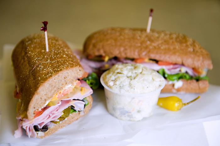 Ham Sandwich · With lettuce, tomato, onions, mayo, mustard, pickles, olives, jalapenos, pepperoncini.
