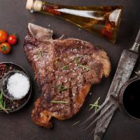 T Bone Steak · The T-bone and porterhouse are steaks of beef cut from the short loin. Both steaks include a...