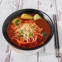 Ns01. Dan Dan Noodle Szechuan Style Soup · Hot and spicy.
