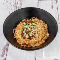 Ns03. Minced Pork Noodle in House Spicy Sauce · Hot and spicy.