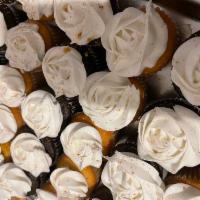 Cupcakes · vanilla, chocolate. butter cream vanilla, chocolate, vanilla meringue