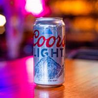 Coors Light Lager · [4.2% ABV] Coors (CO) light, mountains, easy. 
Must be 21 to purchase.
