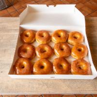 1 Dozen Original Glazed Donuts · 