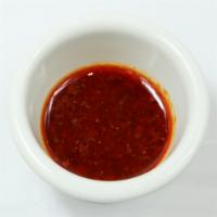 Spicy Red Ponzu · With a citrus-based sauce.