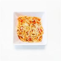 Kids Spaghetti  · Choose red or meat sauce.