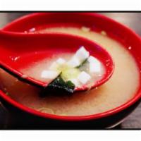 Miso Soup · seaweed tofu scallion & miso broth