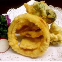 Vegetable Tempura Appetizer · Deep fried mixed vegetable served with tempura sauce