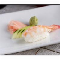  Shrimp (Ebi) · Please specify sushi with white or brown rice or sashimi.