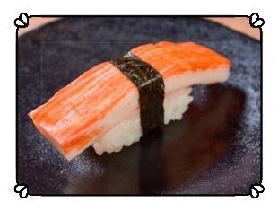Crab Stick (Kani) · Please specify sushi with white or brown rice or sashimi.