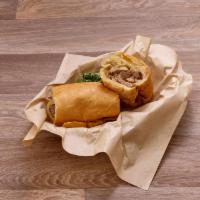 Roasted Tri Tip Sandwich · Served with caramelized onions and brie on baguette.