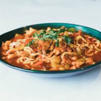 Signature Rice Noodles * · Rice noodles fried with chicken, spicy bean paste, spicy chili pepper, celery, onions, oyste...